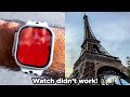 I traveled to paris with my apple watch ultra