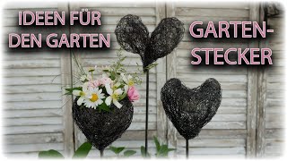 DIY - NEUE GARTENIDEEN - GARTENSTECKER - GÜNSTIG SELBER MACHEN