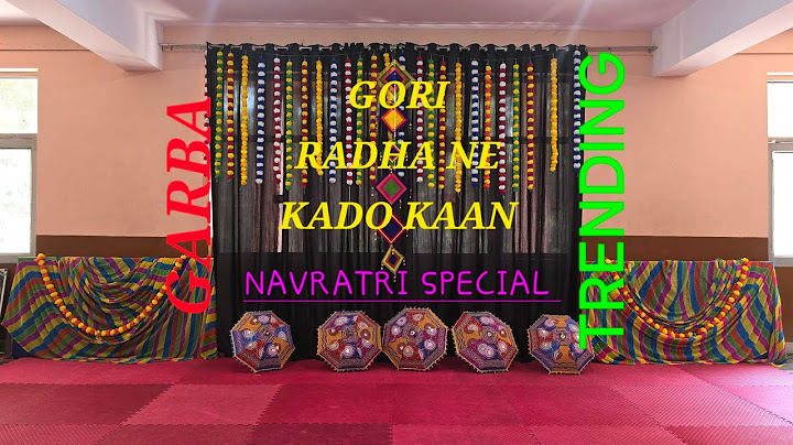 Navratri Special: GORI Radha NE Kado Kaan | Umbrella Drill |#Garbadance #dance #lovegujrat #dandiy