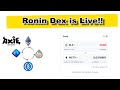 Ronin Dex is Live! (Axie Infinity) - Liquidity Pools, Ron Token, and Katana