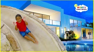 ryans new house and new swimming pool tour