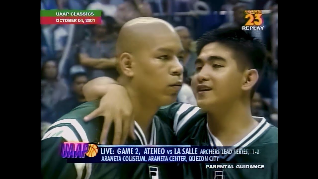 Ateneo vs La Salle 2001 Finals Game 2 UAAP S64 - YouTube