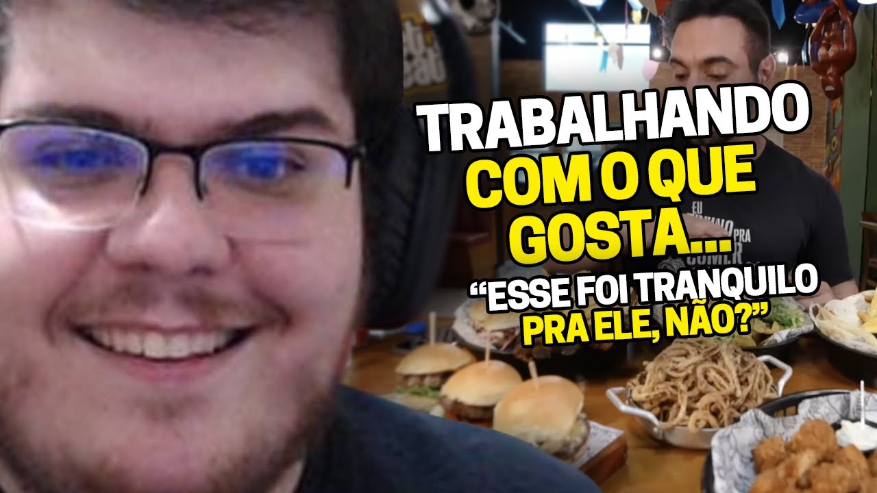 CASIMIRO REAGE: CORBUCCI DEVORANDO COSTELA, HAMBURGUER E COMIDA MEXICANA | Cortes do Casimito