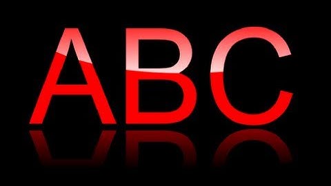 Inkscape Tutorial - Text On Reflective Surface