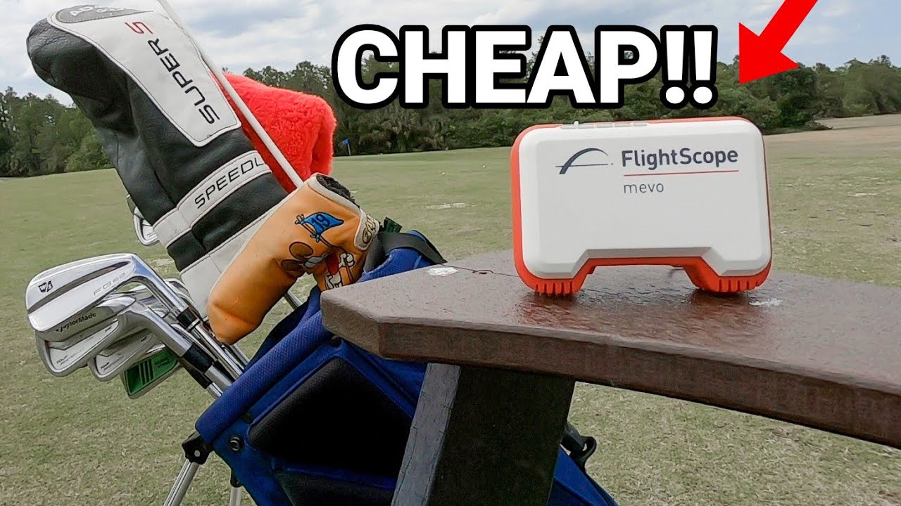We Found A CHEAP FLIGHTSCOPE MEVO Golf Launch Monitor on MERCARI