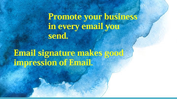 create html email signature or clickable html email signature tutorial