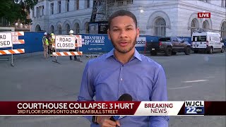 Collapse at Savannah federal courthouse; 5:30 p.m. update
