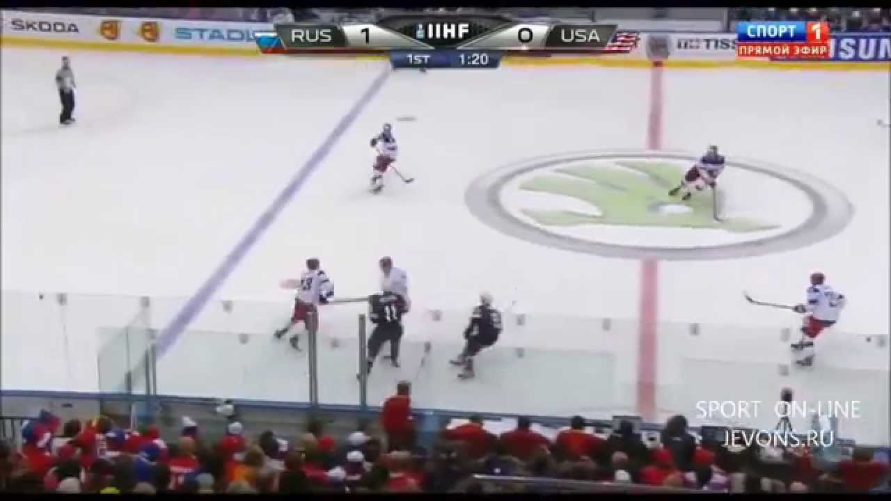RUSSIA vs USA [6 - 1] hockey World Cup 2014