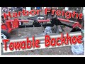 Harbor Freight Towable Backhoe