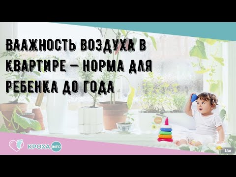 Влажность воздуха в квартире — норма для ребенка до года