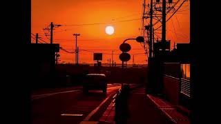 [がくっぽいど]夕方の日没 [オリジナル]