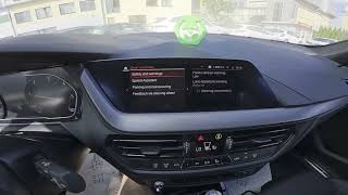 BMW Series 1 F40 (2019-2024) – How to Manage Front Collision Warning Settings