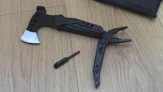 Фото Camping 15 In 1 Pocket Multitool With Ax, Knife And Hammer Кишеньковий мультитул 15-in-1