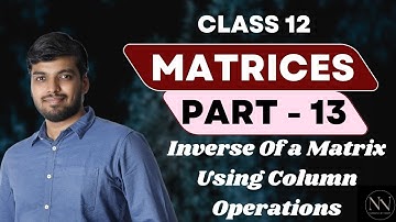 Inverse Of Matrix Class 12 ex 3.4 | Matrices Part 13 | Inverse Of Matrix By Elementary Operations