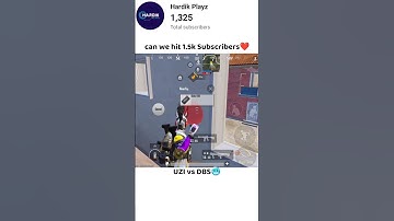 UZI vs DBS🥶 | 1v3 | wait for end | #shorts #trending #viral #trend #bgmi #pubg #bgmilive