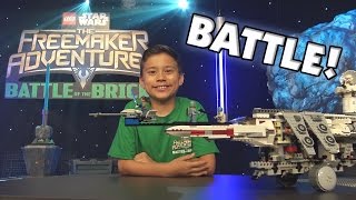 BATTLE of the BRICKS!!! LEGO Star Wars: The Freemaker Adventures Challenge! Disney XD