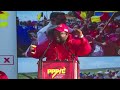 Dr Shurdon Murray speaks at the PPP/C Wismar public meeting