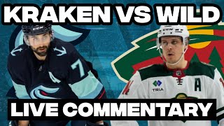 Minnesota Wild Vs Seattle Kraken LIVE COMMENTARY! | 2025-26 NHL Season