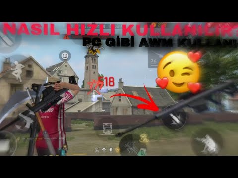 AWM NASIL HIZLI KULLANILIR? PC GİBİ AWM KULLANMAK!! | Free Fire - AGROS FF