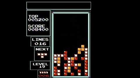 NES Tetris Completed 19-4