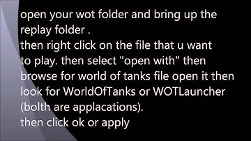 how to open the world of tanks replay system
