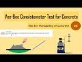Vee-Bee Consistometer Test for Concrete || Test for Workability of Concrete #5