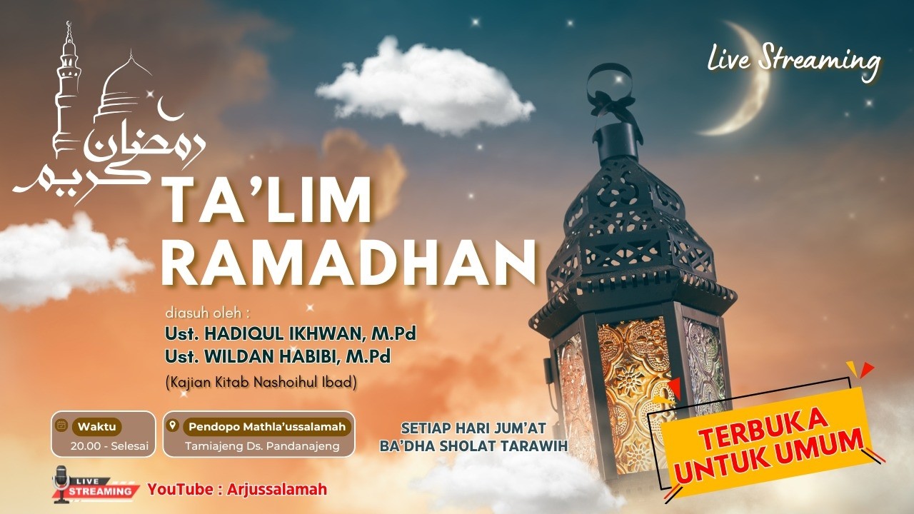 🔴LIVE - TA'LIM RAMADHAN 