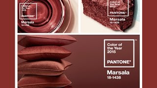 Marsala: 2015 Pantone Color of the Year