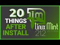 20 things you must do after installing linux mint 212 victoria