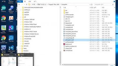 모스키토 설치, Install Mosquitto, MQTT [김동일교수 두원공과대학교 AI융합과] 1-14