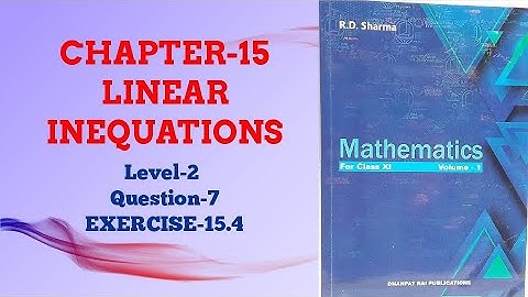 Question-7 EXERCISE-15.4 CHAPTER-15 RD SHARMA CLASS-11