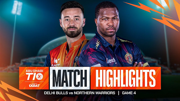 2024 Abu Dhabi T10 I Match 4 Highlights: Northern Warriors vs Delhi Bulls | Season 8
