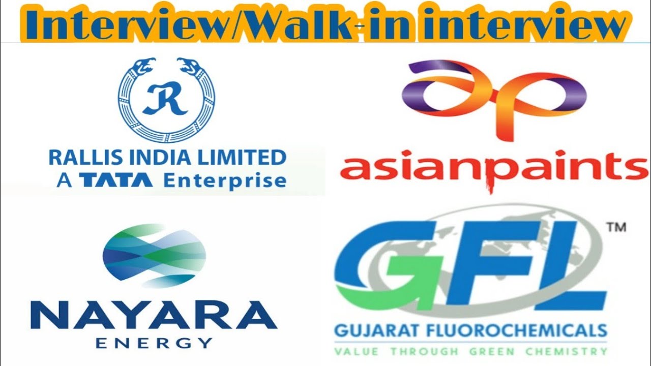 Gujarat FluoroChemicals Ltd, Rallis India Ltd, Nayara Energy, Asian Paint || Interview || Multi dept