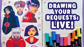 Drawing Livestream | taking your fanart requests live!