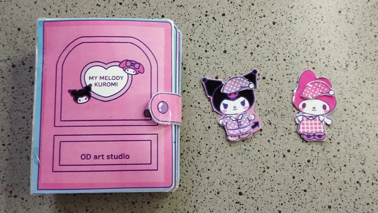 paperdiy 🎀 quiet book | my melody and kuromi morning routines ...