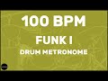 Funk  drum metronome loop  100 bpm