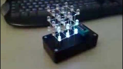3x3x3 LED cube