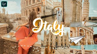 Italy Preset | Free Lightroom Mobile Presets Free DNG | Lightroom Editing Tutorial