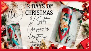 V-Split Crossover Christmas Tumbler