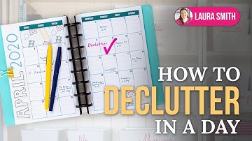 How to Declutter Your Home in ONE DAY | Conquer the Clutter