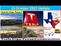 Tesla Gigafactory Texas 13 October 2021 Cyber Truck & Model Y Factory Construction Update (08:00AM)