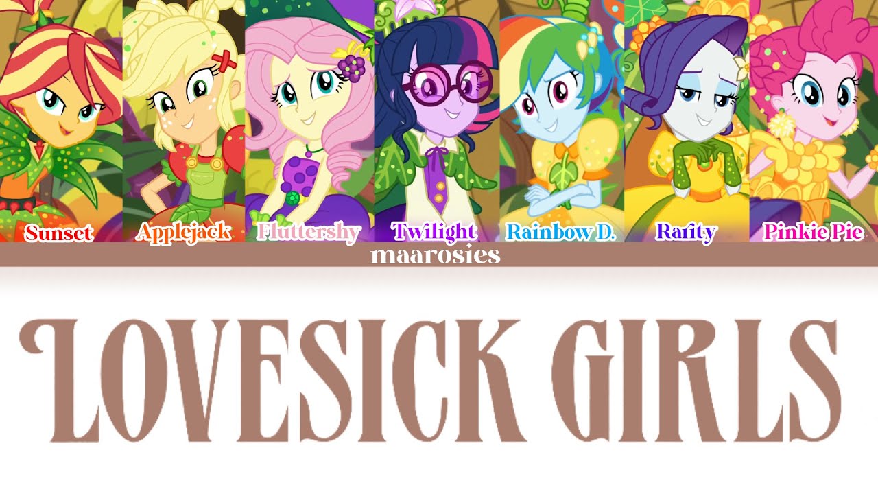 MLPEG Lovesick Girls - BLACKPINK Lyrics | How would