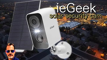 ieGeek Security Camera - SOLAR / Ai Powered! Be a Geek -