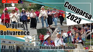 Comparsa_Orgullo Bolivarence de la Prefectura de Bolívar Guaranda Pawka Raymi 2023.