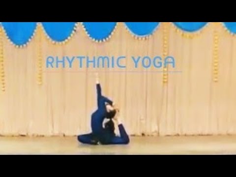 Duet Yoga Performance/Rhythmic Yoga/Advanced Yoga Flow/Artistic Yoga on  Mahishasura Mardini Stotram. 