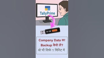 Backup in Tally Prime| How to Take Backup of Tally Data| Tally Prime me pendrive me backup kaise le