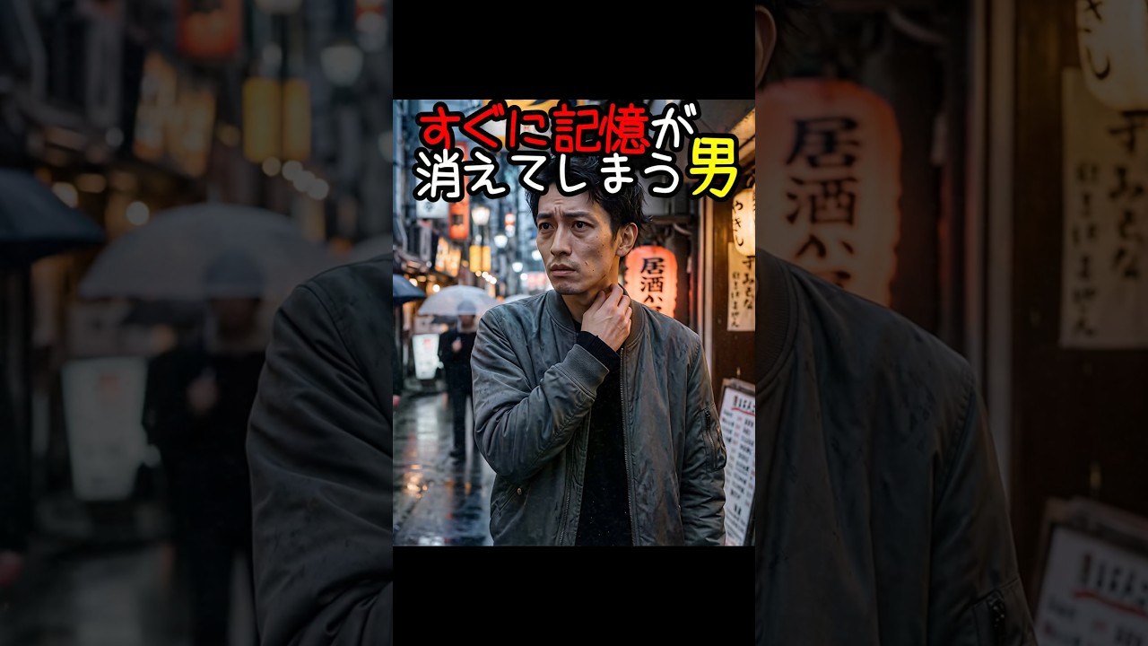 すぐに記憶が消えてしまう男