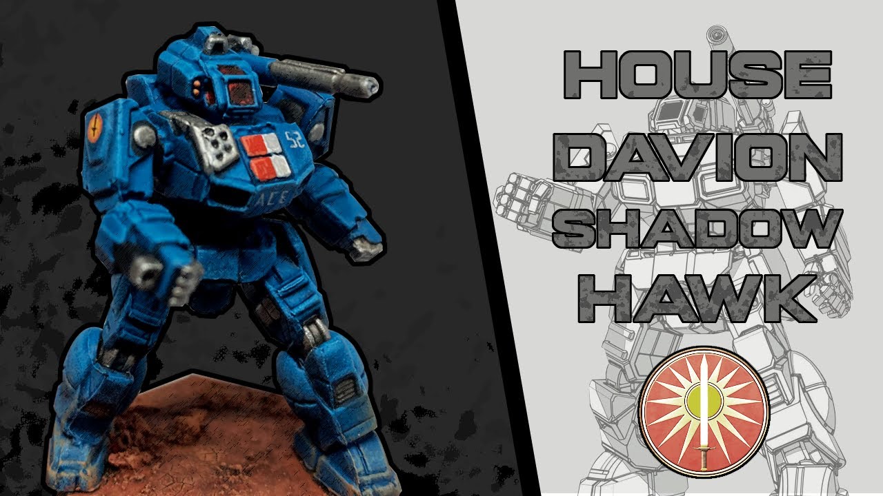 Покраска моей первой миниатюры BATTLETECH