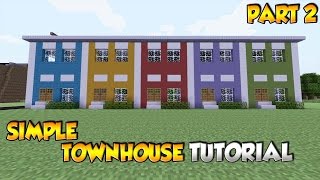 Minecraft Simple Townhouse Tutorial (Interior) - Part 2