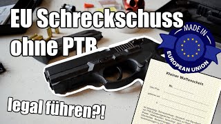 Nachtrag Im Kleinen Waffenschein: Eu Schreckschuss Legal Führen?!